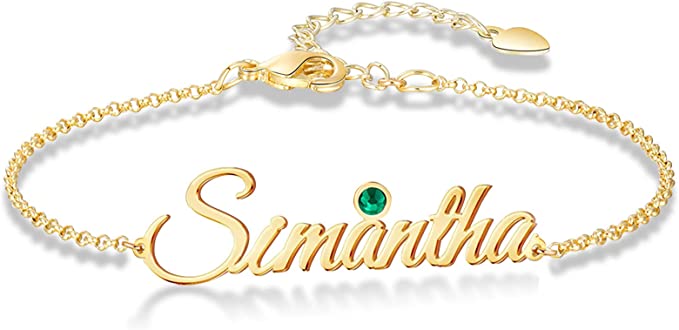 Pulseira personalizada com nome a escolha do cliente