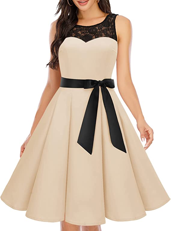 Vestido vintage de renda