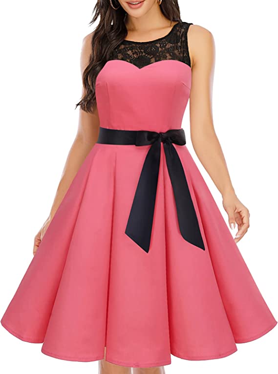 Vestido vintage de renda