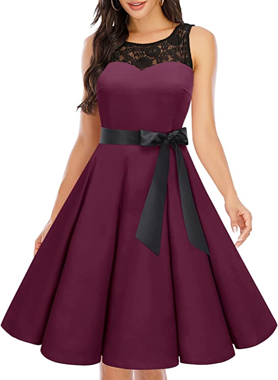 Vestido vintage de renda