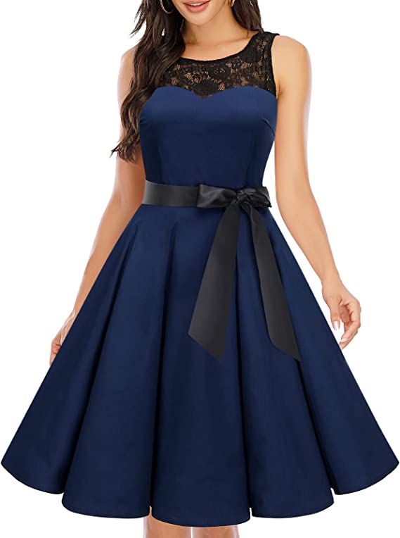 Vestido vintage de renda