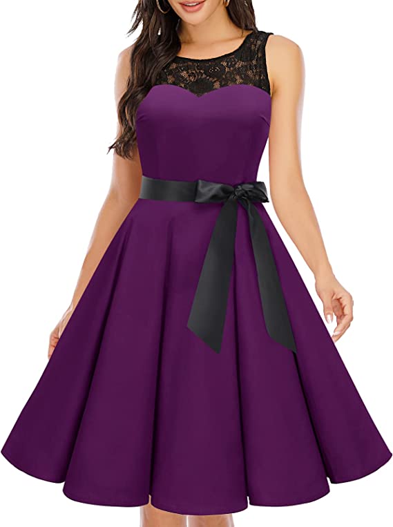Vestido vintage de renda