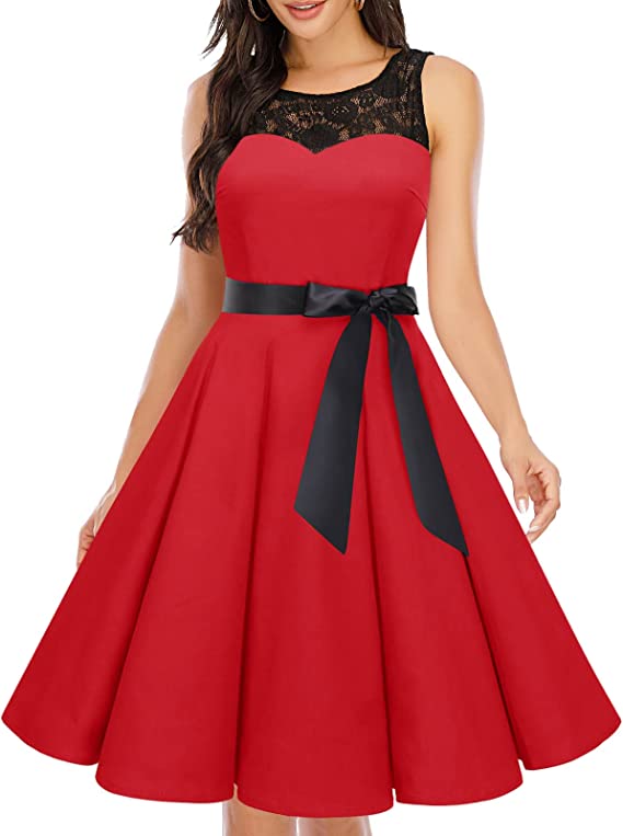 Vestido vintage de renda