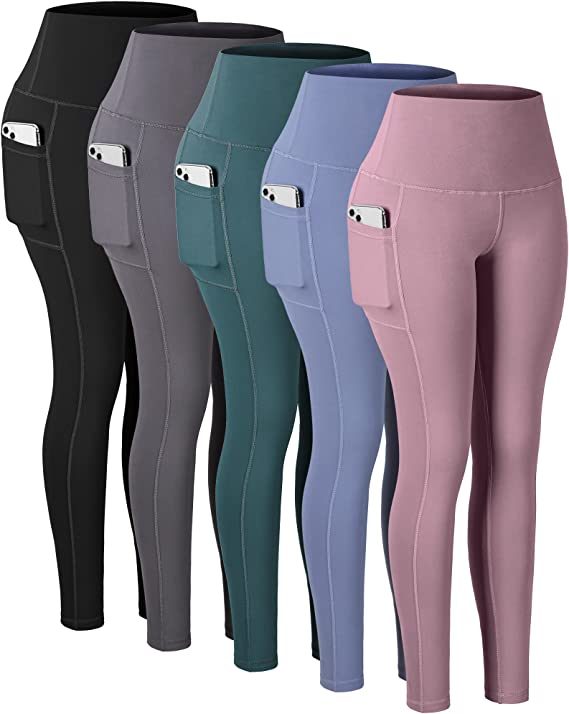 5 Pares de colantes de ioga