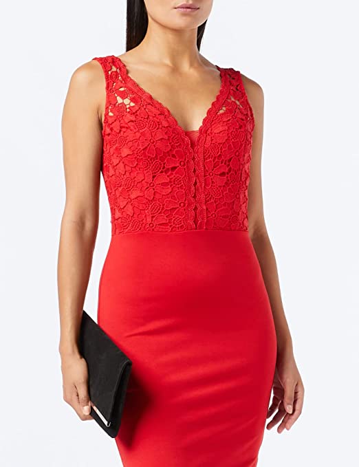 Vestido vintage para com decote em V para festa e cocktail
