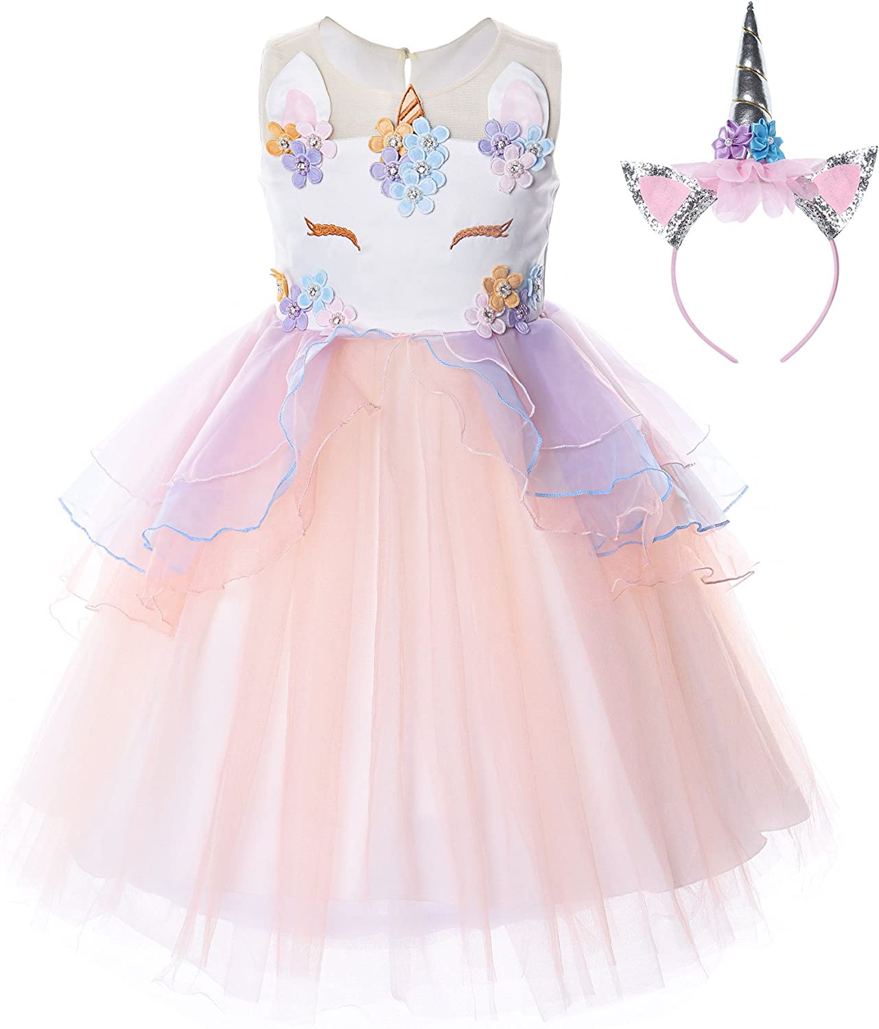 Vestido de Princesa 2 á 9 anos