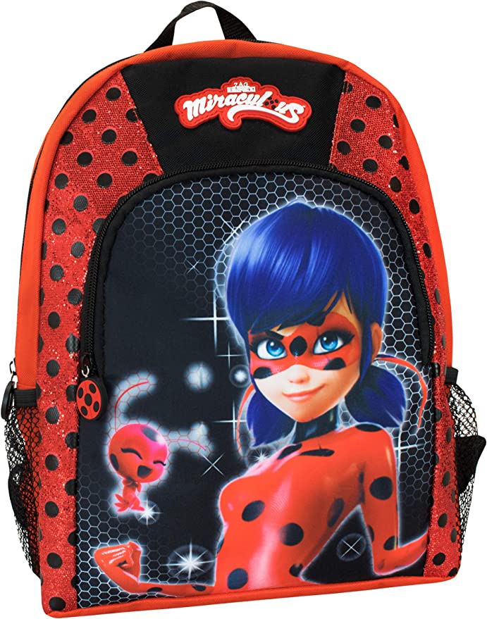 Conjunto 3 peças de mochilas escolares com kits de lanche e material