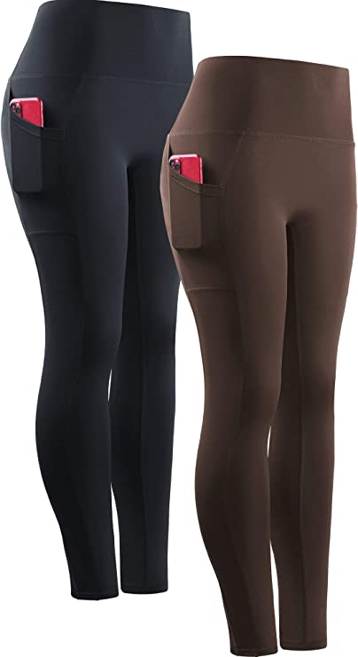 2 Pares de Calça de Yoga de Cintura Alta com Bolso