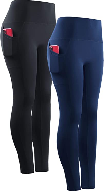 2 Pares de Calça de Yoga de Cintura Alta com Bolso