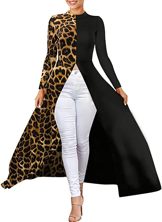 Túnica elegante assimétrica com babados peplum