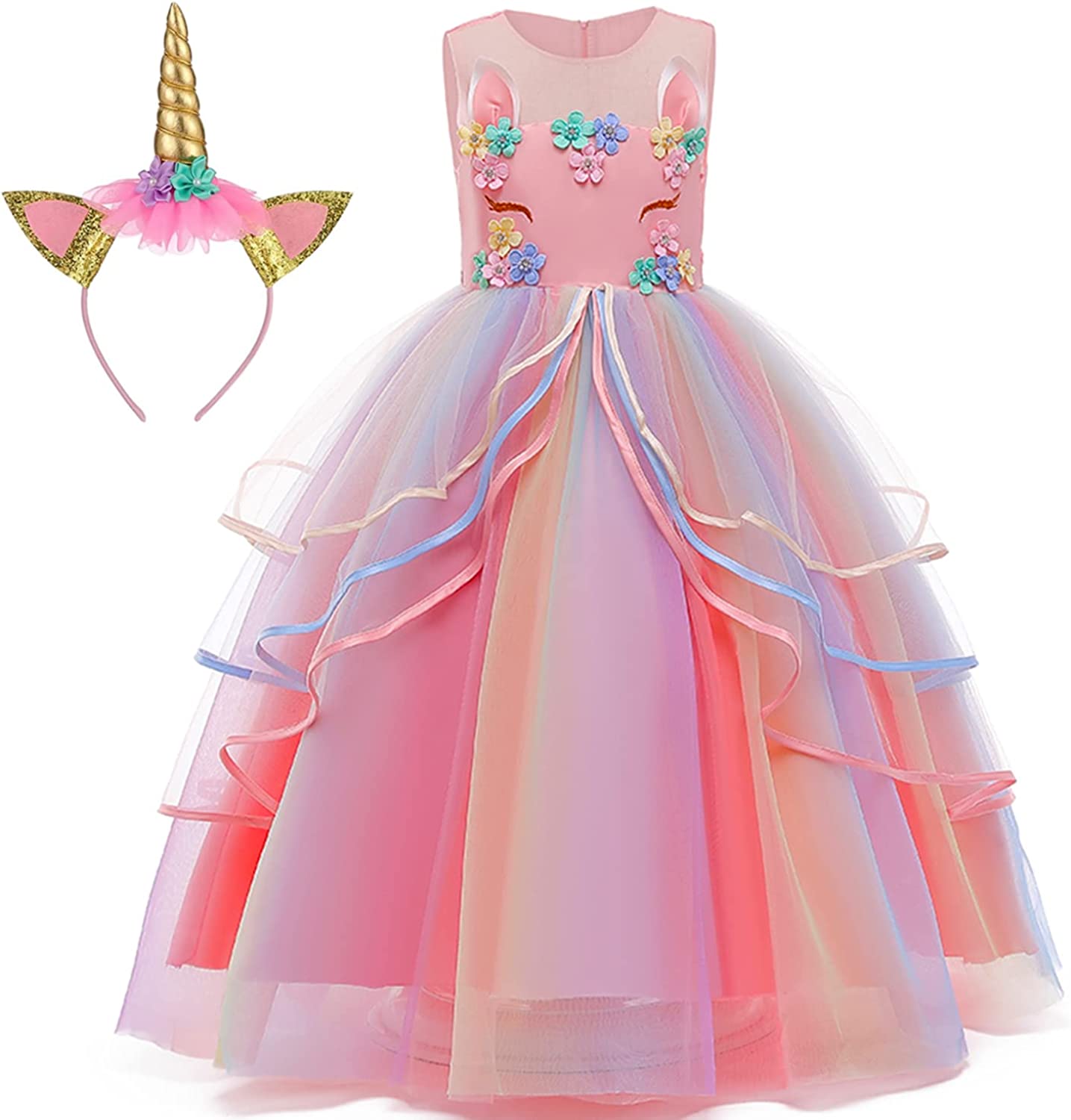 Vestido de pincesa tamanhos de 4 á 10 anos