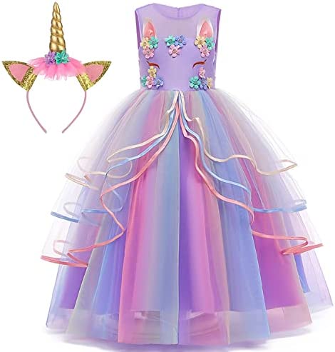 Vestido de pincesa tamanhos de 4 á 10 anos
