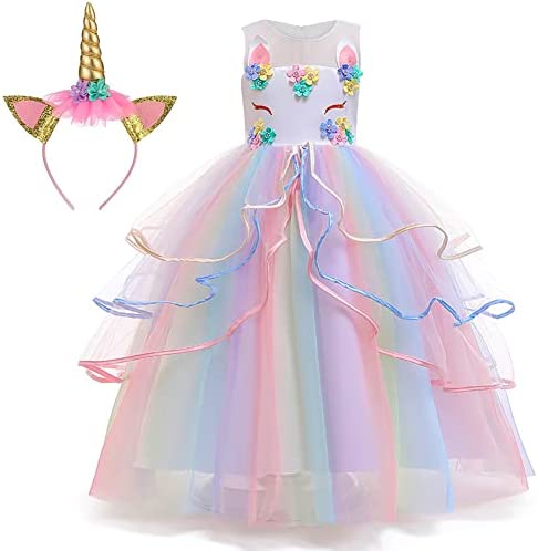 Vestido de pincesa tamanhos de 4 á 10 anos
