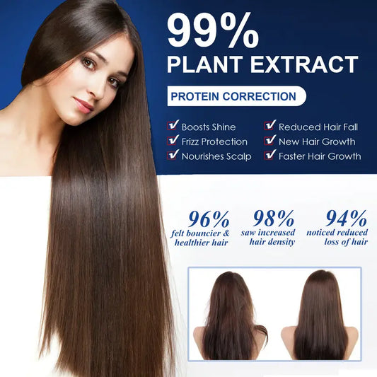 Creme de alisamento para correção de proteínas, para reparar cabelos secos danificados, alisamento de cabelo , penetra na raiz até a ponta 3