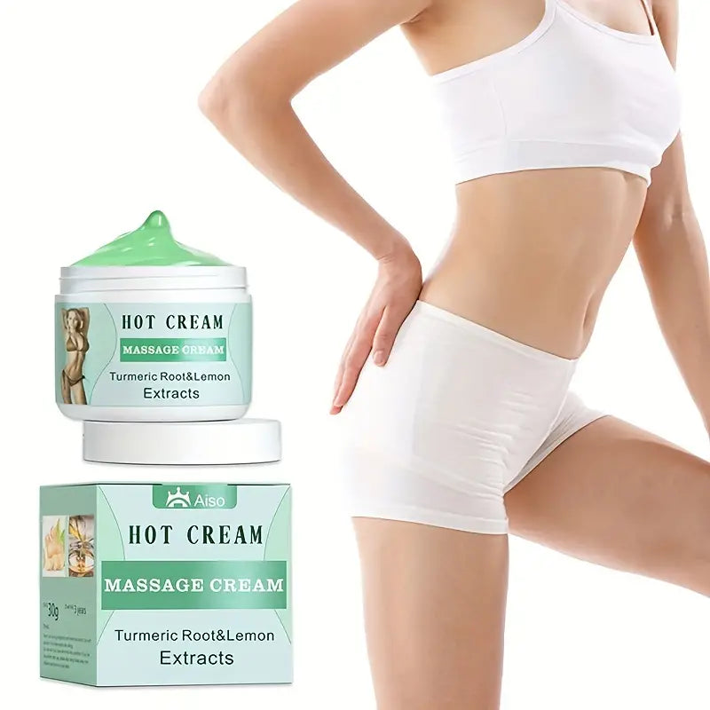 Creme de massagem modelador, creme de queima de gordura da barriga