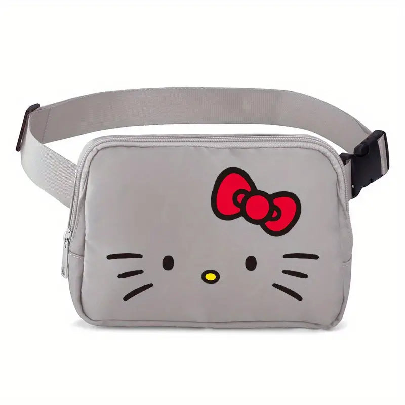 Bolsa de cintura à prova d'água Sanrio Hello Kitty Bags Y2k Nylon