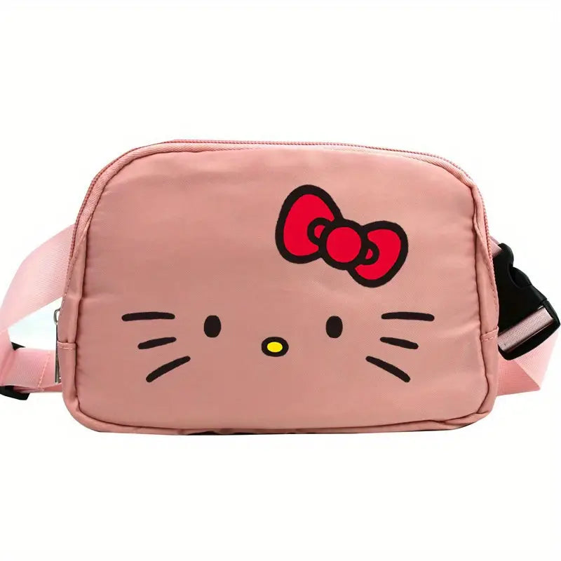 Bolsa de cintura à prova d'água Sanrio Hello Kitty Bags Y2k Nylon