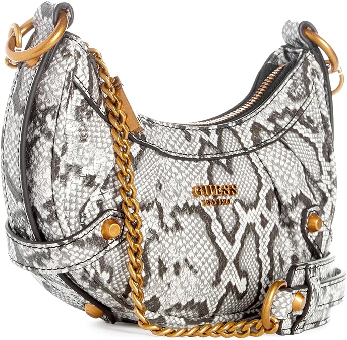 Mini bolsa tiracolo com zíper GUESS