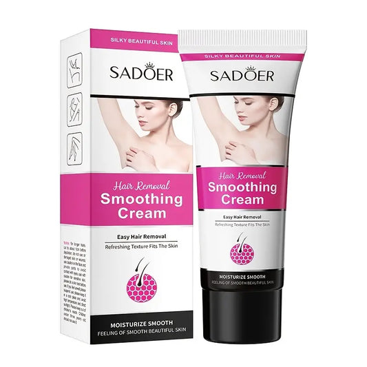 Creme depilador  para mulheres -nas axilas, partes íntimas, - Fórmula sensível adequada para todos os tipos de pele