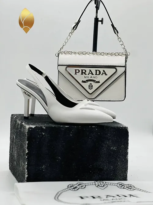 Sapatos e bolsa combinada PRADA