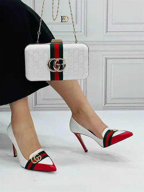 Sapatos e bolsa combinada GUCCI