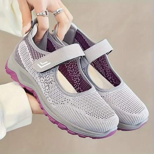 Tênis femininos respiráveis da moda para caminhada&nbsp;
