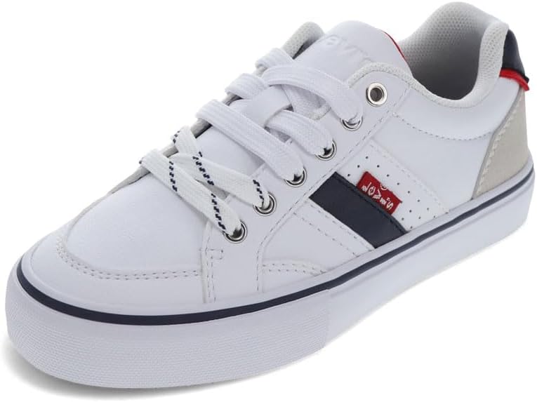 Tênis infantil Levi's de couro sintético casual de cano baixo