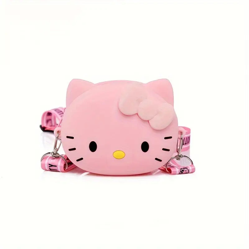 Bolsa de tamanho pequeno crossbody fofa Sanrio, bolsa de desenho animado Hello Kitty