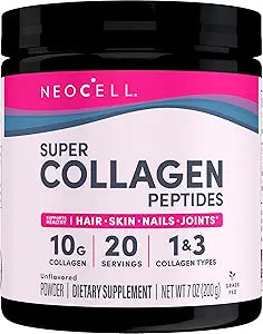 10g de peptídeos de colágeno para cabelo, pele, unhas e articulações saudáveis