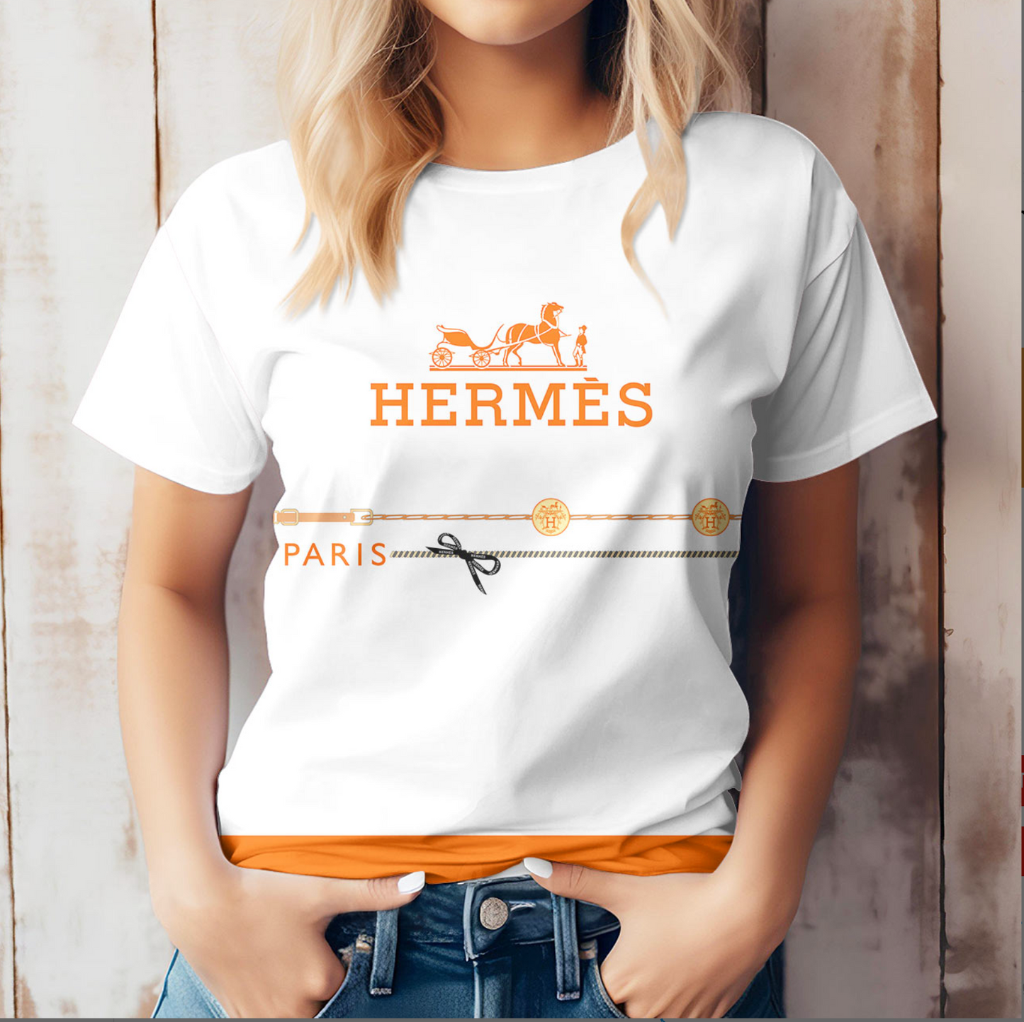 Camiseta Feminina HERMÊS