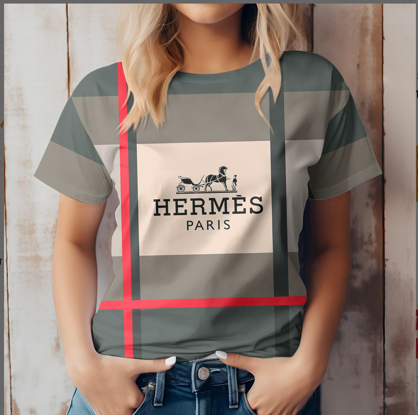 Camiseta Feminina HERMÊS