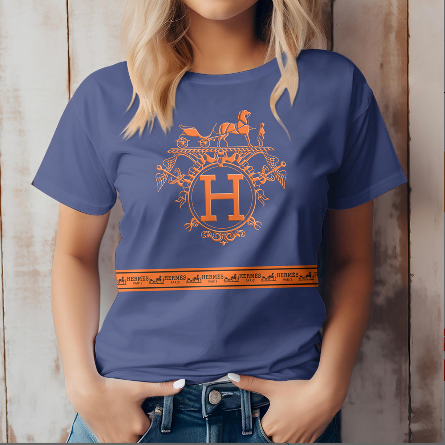 Camiseta Feminina HERMÊS