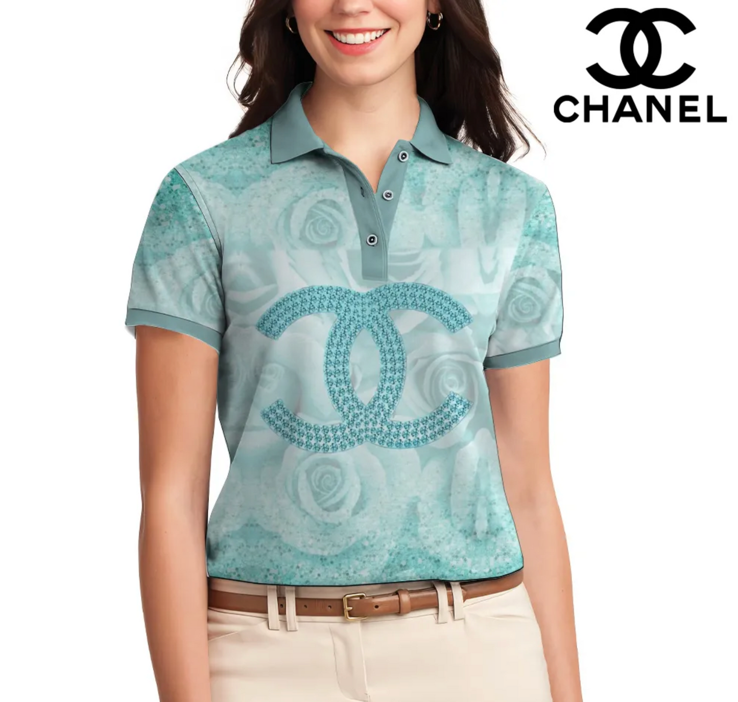 Camiseta Feminina Polo CHANEL