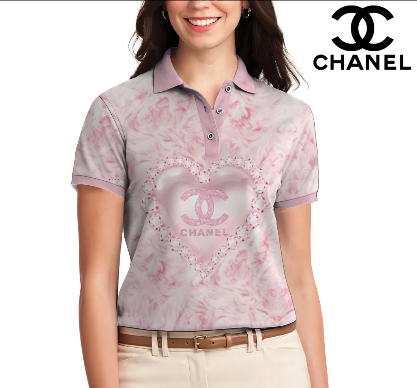 Camiseta Feminina Polo CHANEL