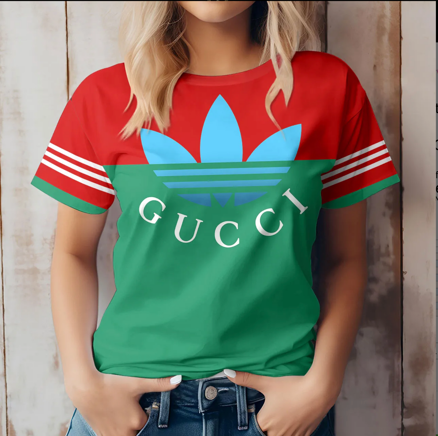 Camiseta Feminina de gola GUCCI