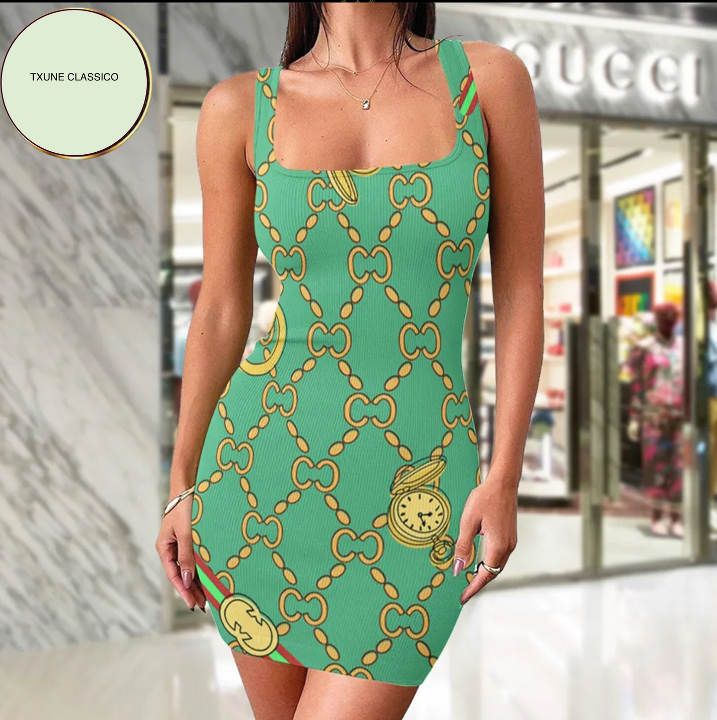 Vestido Regata Feminino GUCCI