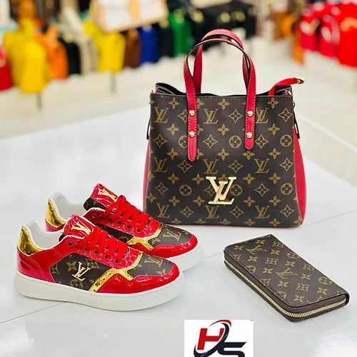 Bolsa e Sapatilhas Combinadas LOUIS VUITTON