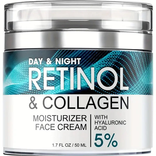 Creme avançado de colágeno com retinol e ácido hialurônico e  para rosto