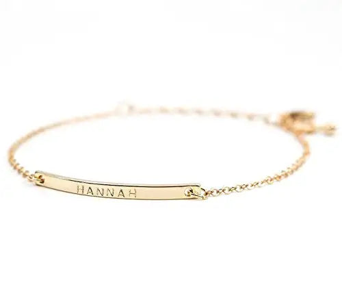 Pulseiras personalizadas com nome a escolha do cliente