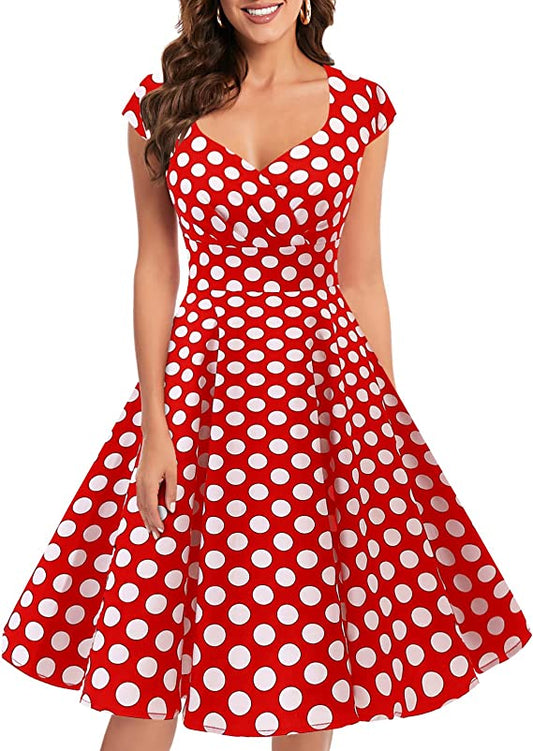 Vestido tipo vintage clássico para trabalho e cocktail