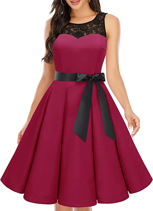 Vestido vintage de renda