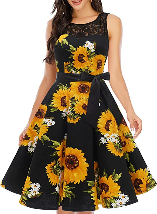 Vestido vintage de renda