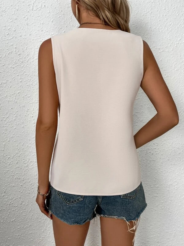 Blusa Painel de Renda Guipure