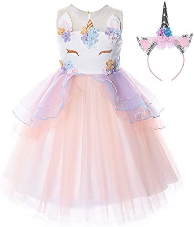 Vestido de Princesa 2 á 9 anos