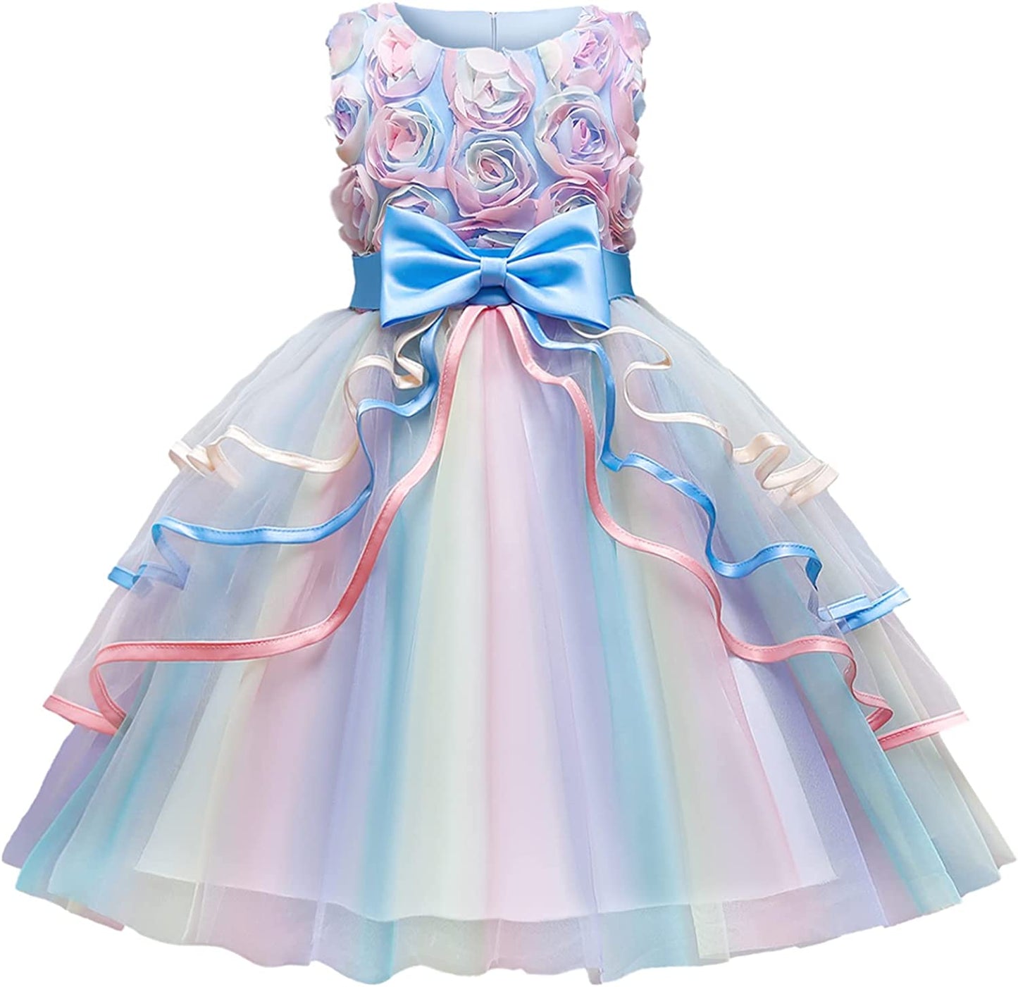 Vestido de Princesa tamanhos de 2 áa 8 anos